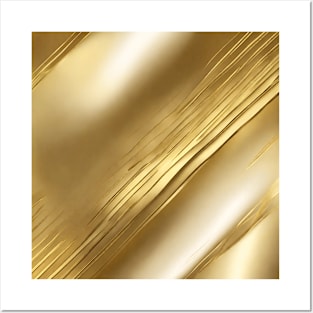 Golden Waves Posters and Art